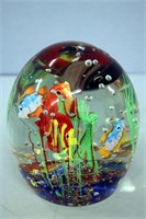 Signed Murano Fish Italian Art Glass paperweight