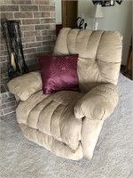 One of Two Matching Rocking Recliners