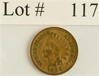 Lot #117 - 1908-S Indian Head Cent