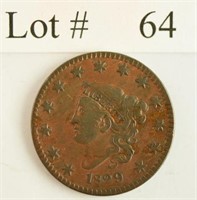 Lot #64 - 1829 Matron Head Large Cent