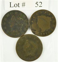 Lot #52 - 1817 & 1818 (2) Matron Head Large