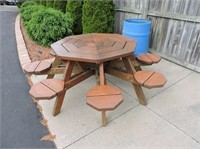 Eight Seat Octagon Picnic Table