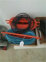 Assortment  of electrical cords