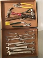TRUECRAFT SAE WRENCH SET WITH MISC PLIERS AND