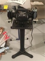 BLACK AND DECKER 6 IN BENCH GRINDER ON STAND