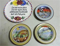 Handpainted Folk Art Plates