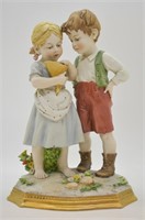 Benacchio Fine Porcelain Boy & Girl Figurine
