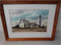 Print by A Hansen #4/50 picture 7 1/2" x 12"