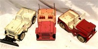 3-METAL TONKA JEEPS  ALL FOR ONE MONEY