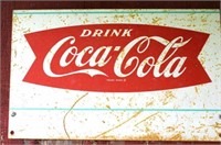 COKE SIGN 10" X1 6",  DOUBLE SIDED