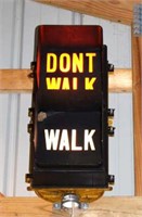 ELECTRIC LIGHT UP SIGN, WALK & DON"T WALK