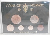 Coins Of Norway 1981