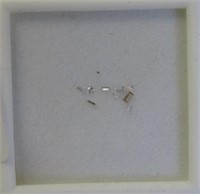 Genuine Diamond(Approx 0.1ct) April Birthstone.