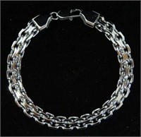 Stainless Steel Chain Link Men's Bracelet. Approx