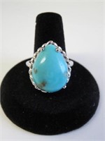 Sterling Silver Turquoise Ring -Suggested $240,