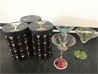 Three Lolita collectors martini glasses