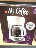 Mr Coffee 12 cup new condition