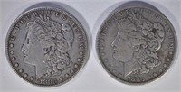 1883 & 1883-O MORGAN DOLLARS  FINE