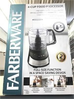 Farberware 4 cup food processor new condition