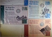 3 MORGAN SILVER DOLLARS IN COLLECTOR'S