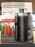 Black and Decker juice extractor used working