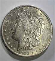 1902-S MORGAN DOLLAR AU