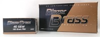 Two Boxes of Blazer Brass 40 SW.