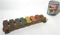 Xylophone vintage en bois - Old glockenspiel
