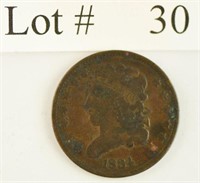 Lot #30 - 1834 Classic Head 1/2 Cent