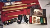Marboro barbecue tool set, poker card playing
