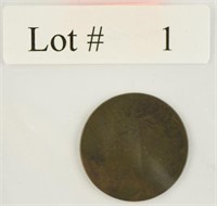 Lot #1 - 1797 Liberty Cap 1/2 Cent Plain Edge