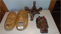 Old Wooden Masks