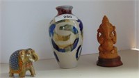 Vintage Vase & Figures