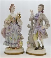 Pair of Vintage Arnart Porcelain Figures
