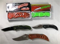 Lot of 5 Knives Frost, Tac Xtreme & Assault