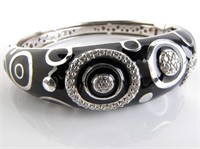 Sterling Belle Etoille Sapphire Bangle