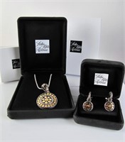 John Hardy Dot Collection Earrings and Pendant Set