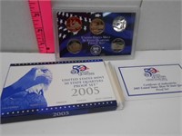 2005  United States Mint 50 State Quarters Proof