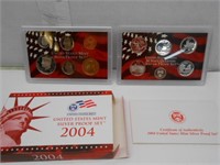 2004  United States Mint Silver Proof Set