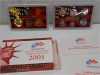 2005  United States Mint Silver Proof Set