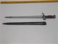 Military Bayonet #18210 W/ Scabbard 74307