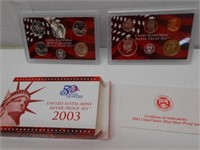 2003  United States Mint Silver Proof Set