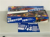 Erector 750 kit w/ catalogue- motorized & remote