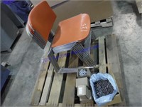 Office Chairs, Diamond Point Staples, 1/4 X 2 Hex