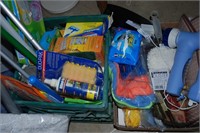 Large Lot Cleaning Supplies & Gadgets, Many Unused