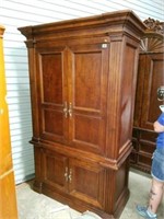 Beautiful Solid Wood Entertainment Center