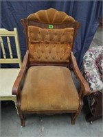 Antique Upholstered arm chair