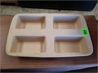 Pampered Chef Stoneware Loaf Pan