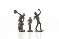 Three decorative Grand Tour bronzes