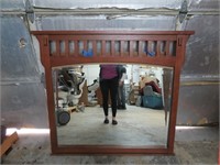 Mirror with Dresser Attachment